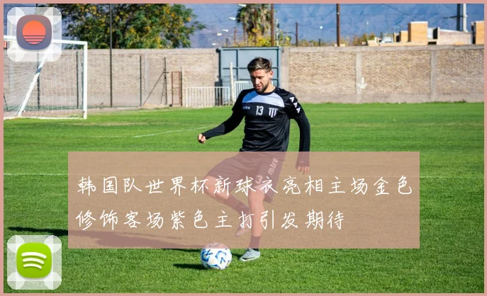 韩国队世界杯新球衣亮相主场金色修饰客场紫色主打引发期待